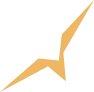Gold Paper Airplane Icon Small 05
